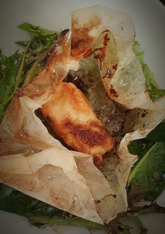paper wrapped chicken