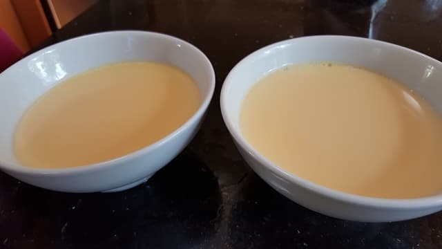 double boiled milk