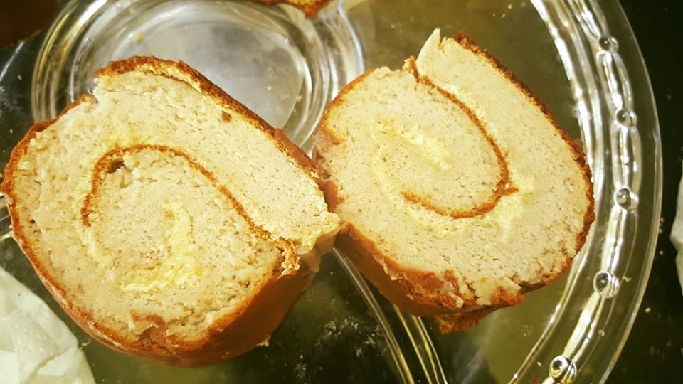 Sugarless, Gluten-free, Lactose-free Swiss Roll