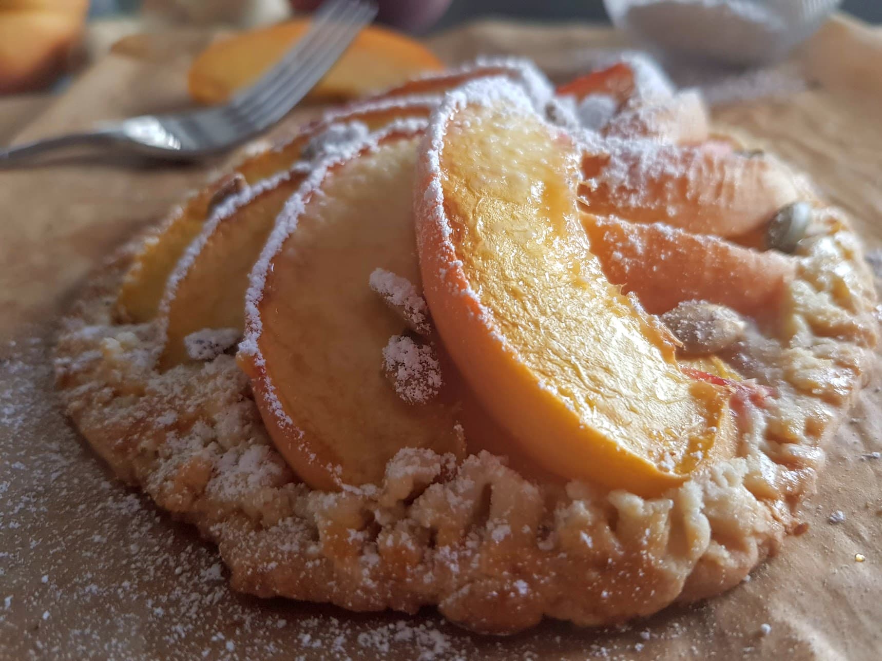 peach galette