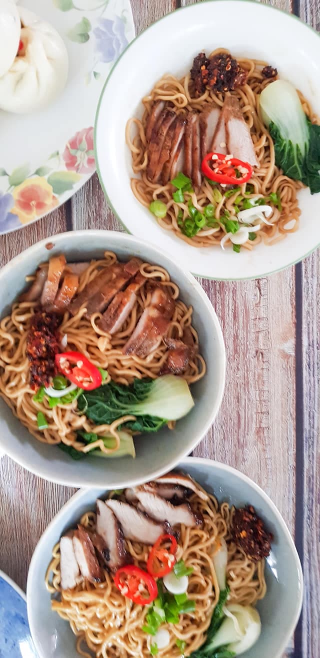 Char siu noodles