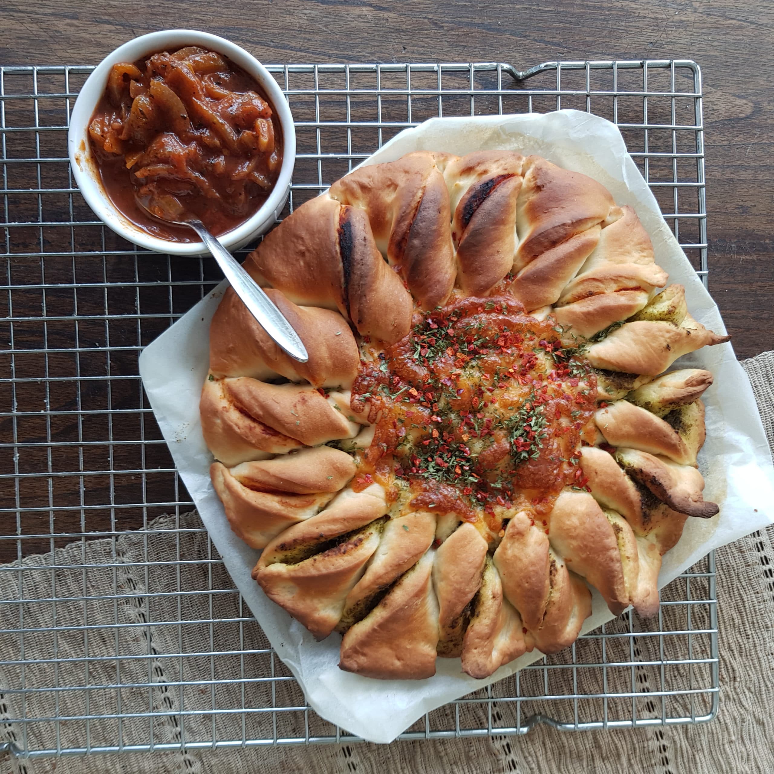 Twist pizza