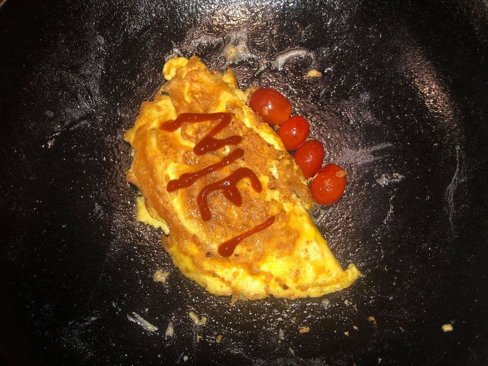 Asian Omelete, Fuzzy Melon and Sausage, Zha Jiang Minced Pork dish – Jason Nieh