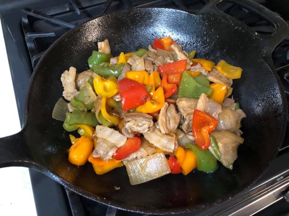 Rainbow Pork Belly Stir-Fry – Christina Yeung