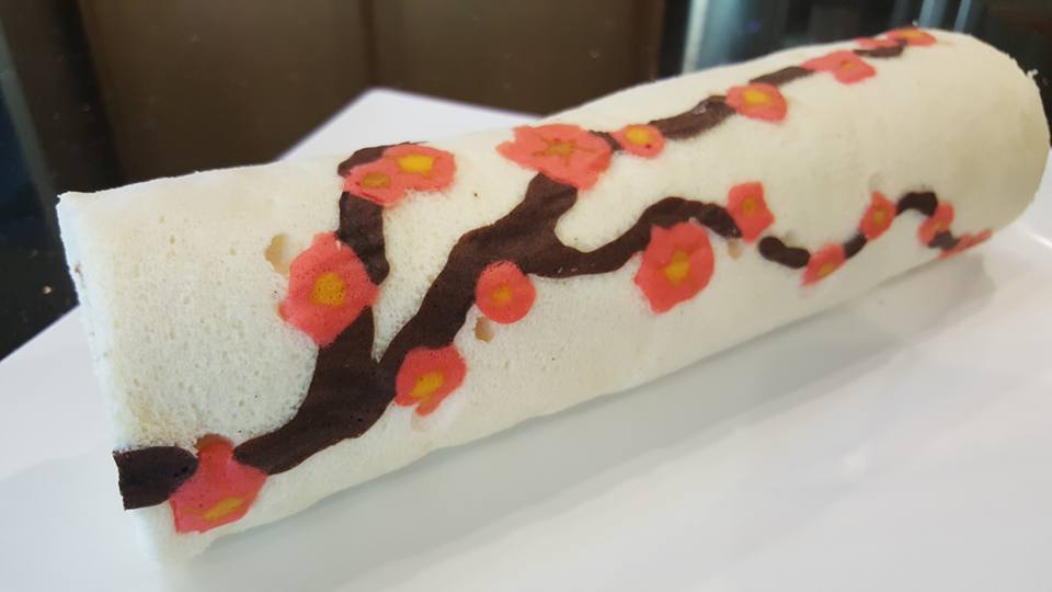 Sakura Flower Cake Roll