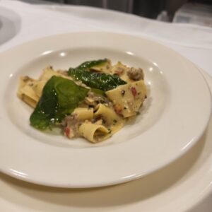 pappardelle with chicken ragout